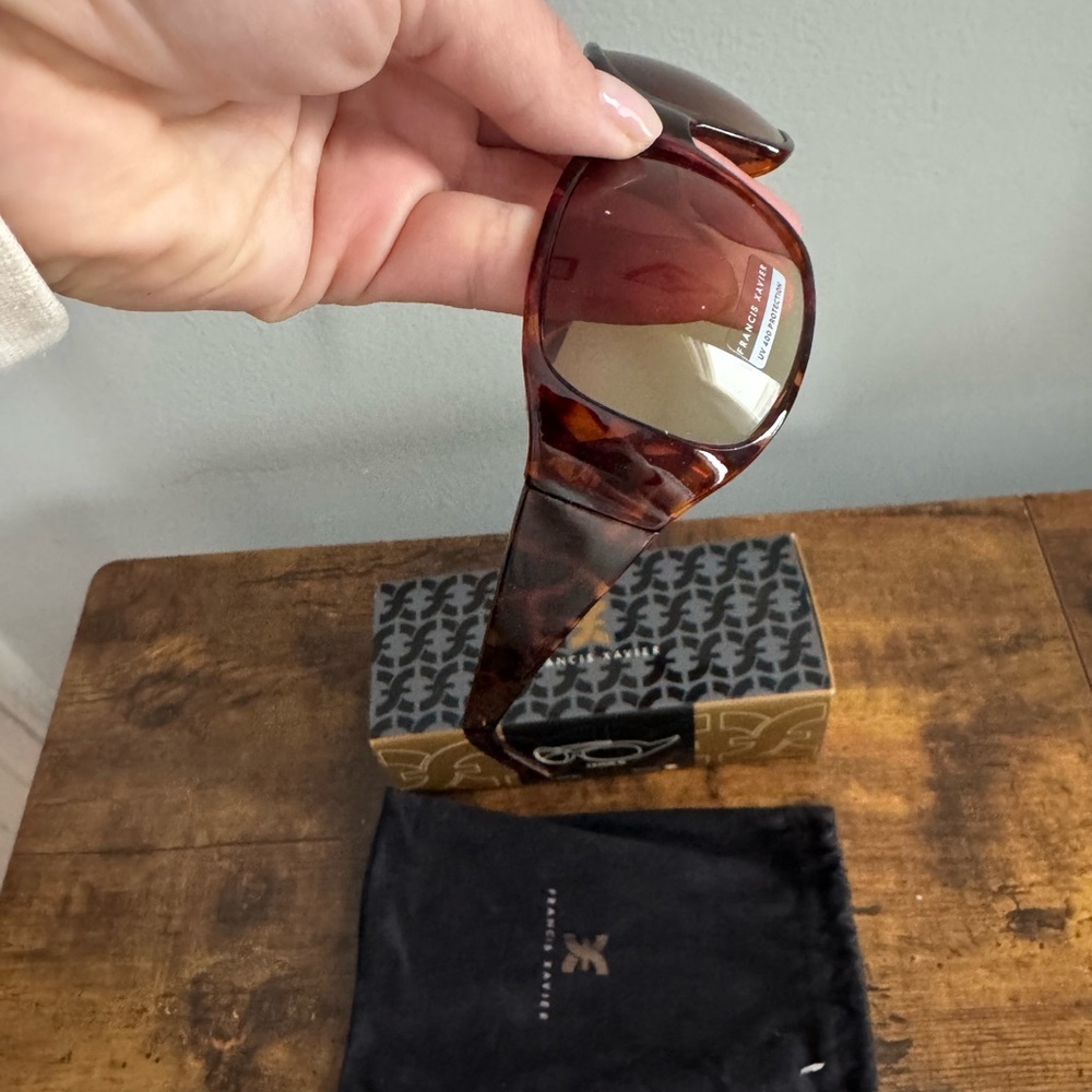 🧡🧡 Francis Xavier Tortoise Shell Sunglasses - Picture 2 of 3